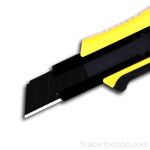 Coupe-boîte à couteaux utilitaires multicolores à verrouillage automatique